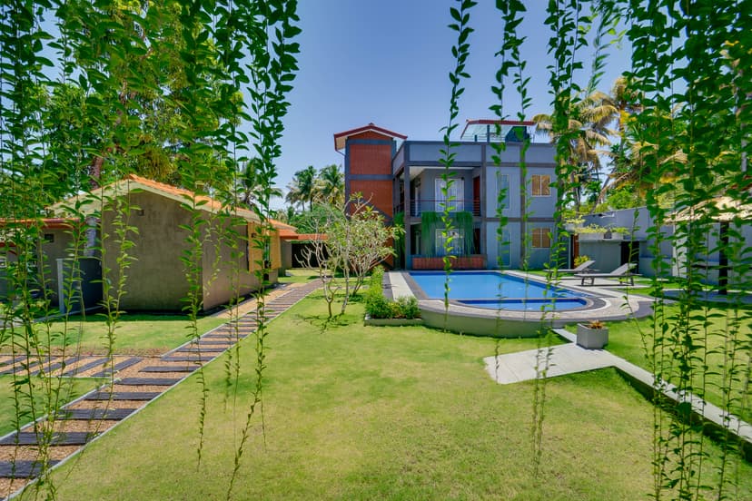 Abstract painting with vibrant colors